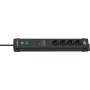 Brennenstuhl 1951140300 prolunghe e multiple 1,8 m 4 presa(e) AC Interno Nero