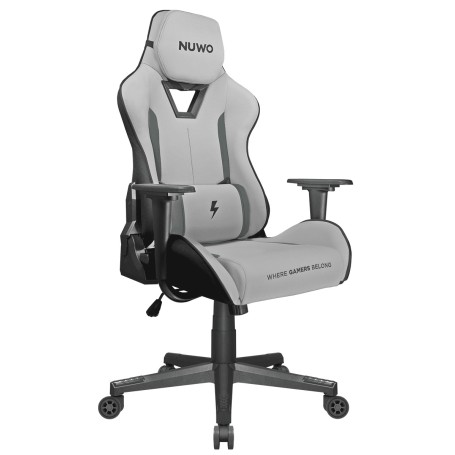 POLTRONA GAMING NUWO JUPITER GREY RECRINABILE-SUPPORTO LOMBARE (GC24HF.JRH.001)