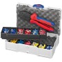 Knipex 97 90 21 pinza crimpatrice Set di utensili/attrezzi Blu, Rosso