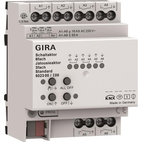 Gira Schalt-, Jalousieaktor 6f/3f 16 A 502300 (502300)