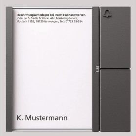 S. Siedle & Soehne Bus-Tasten-Modul dgr/gli BTM 650-01 DG (200038785-00)