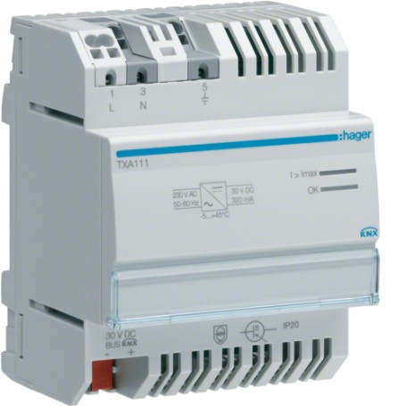 Hager TXA111 trasformatore Grigio