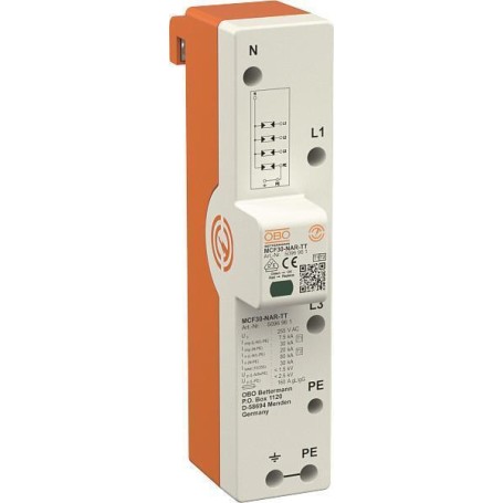 OBO MCF30-NAR-TT LightningController Rail dreipolig mit NPE 5096961 (5096961)