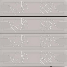 Gira KNX Tastsensor 4 Komfort 4f TS4 anthr 5004028 (5004028)