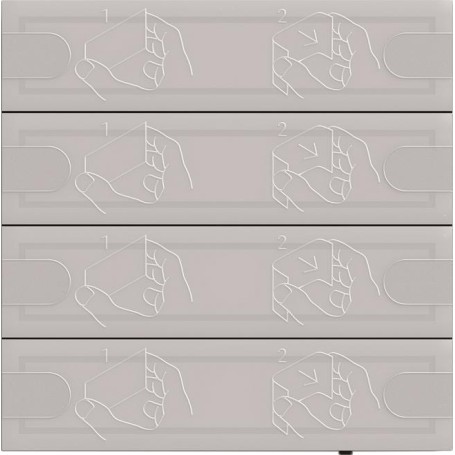 Gira KNX Tastsensor 4 Komfort 4f TS4 anthr 5004028 (5004028)