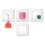 JUNG NRS AS 0834 WW Interruttore a pulsante Bianco (NRSAS0834WW)