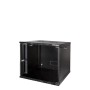 LogiLink W09B54B rack 9U Da parete Nero