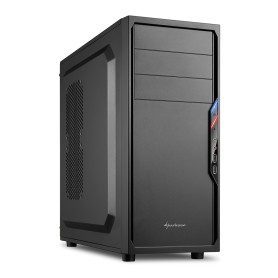 SHARKOON CASE VS4-S, ATX, 6 SLOTS EXPANSION, 2 USB2.0 FRONT, DRIVE BAY DA 2,5"/3,5"/5,25", 1X120MM FAN INSTALLED, NO PSU (VS4-S)