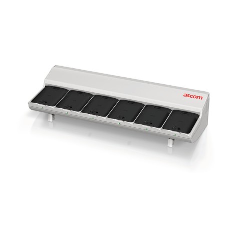Ascom CR8-AAAA Caricabatterie per dispositivi mobili Telefono Nero, Bianco Interno