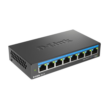 D-Link DMS-108 Non gestito L2 2.5G Ethernet (100/1000/2500) Nero (DMS-108/E)