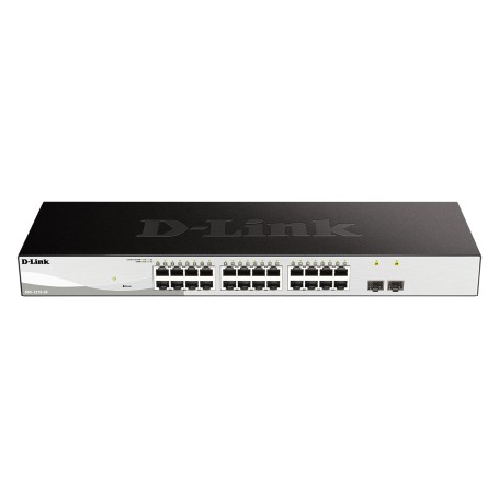 D-Link DGS-1210-26 switch di rete Gestito L2 Gigabit Ethernet (10/100/1000) 1U Nero, Grigio (DGS-1210-26/E)