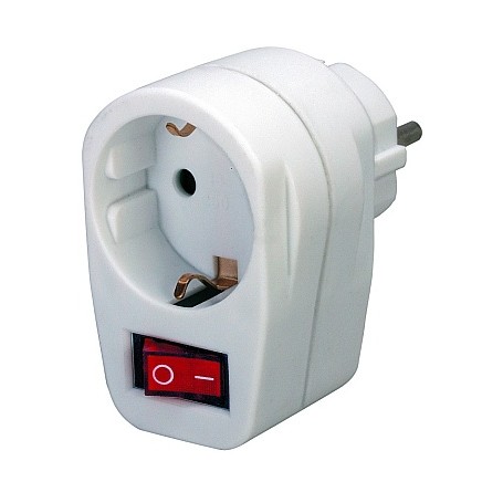 Adapter Schutzkontakt (wei) (1508070)