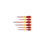 Schraubendreher-Set SoftFinish electric, 6-teilig (rot/gelb) (00833)
