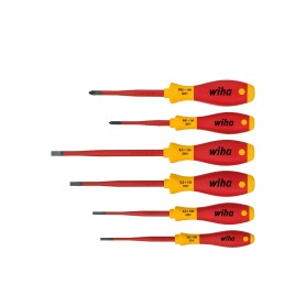 Schraubendreher-Set SoftFinish electric slimFix, 6-teilig (rot/gelb) (35389)