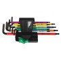 967/9 TX BO Multicolour 1 Winkelschlsselsatz, 9-teilig (mit Halteclip, BlackLaser-Oberflche) (05024335001)