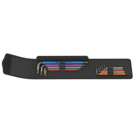 Winkelschraubendreher-Satz 950/9 HexPlus Multicolour Imperial 1 (schwarz, 9-teilig, zllig, mit Falttasche) (05022639001)