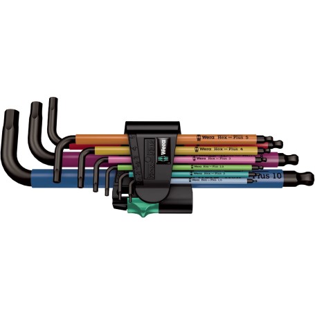 Winkelschlssel-Satz 950 SPKL/9SM N HF (schwarz, 9-teilig, mit Halteclip) (05022210001)