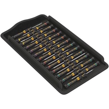 Kraftform Micro ESD Big Pack 1 Schraubendreher-Satz (schwarz/gelb, 25-teilig) (05134019001)