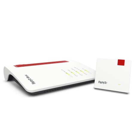 FRITZ! Mesh Set 7530 AX + 1200 AX Dual-band (2.4 GHz/5 GHz) Wi-Fi 6 (802.11ax) Rosso, Bianco 4 3G Interno (20003049)