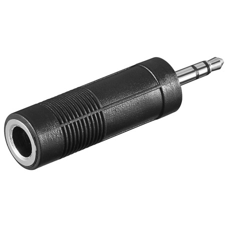 Adapter 6,3mm - 3,5mm (schwarz) (11101)