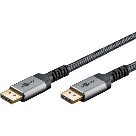 Plus DisplayPort  HDMI Adapterkabel, 4K @ 60Hz (grau, 1 Meter) (65268)