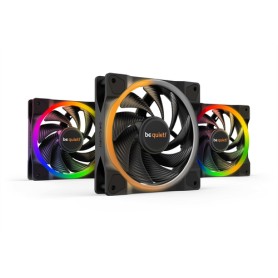 be quiet! Light Wings | 120mm PWM Triple Pack high-speed Case per computer Ventilatore 12 cm Nero 3 pz (BL077)