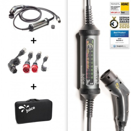 JUICE BOOSTER 2 Traveller Plus EV Set (EU) (anthrazit/schwarz, 1,4 - 22 kW, 3,1 Meter Kabel) (EL-JB2EVE2)