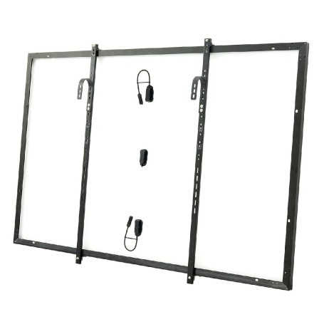 Balkon-Hakenkit, Halterung fr Balkonkraftwerk (schwarz, fr starres EcoFlow Solarpanel 400W u.a.) (606653)