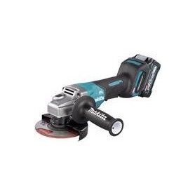 Akku-Winkelschleifer GA016GM201 XGT, 40Volt (blau/schwarz, 2x Li-Ion XGT Akku 4,0Ah, MAKPAC Gr.4)