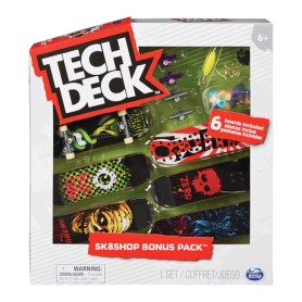Tech Deck , confezione Premium da 6 Mini Skate, Assortiti e Originali, 6028845