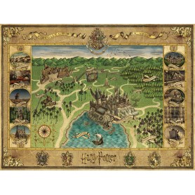 Puzzle Hogwarts Karte (1500 Teile) (12000720)