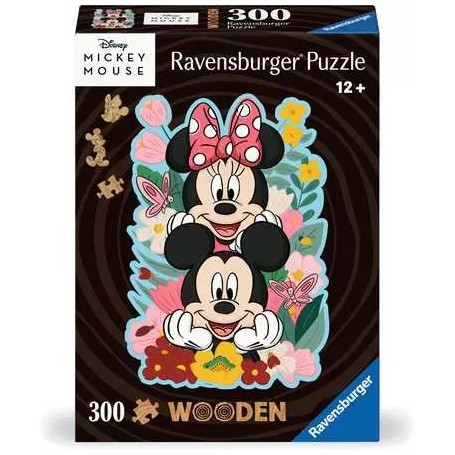 Wooden Puzzle Disney Mickey & Minnie (300 Teile) (12000762)