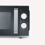 Severin MW 7761 forno a microonde Nero, Acciaio inox Solo microonde Superficie piana 20 L 800 W (MW7761)