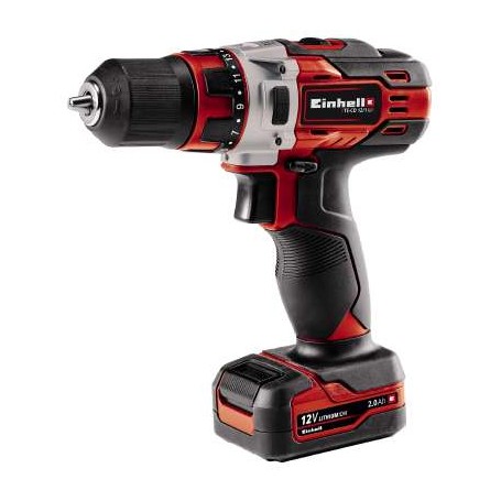 Akku-Bohrschrauber TE-CD 12/1 Li, 12Volt (rot/schwarz, Li-Ionen Akku 2Ah) (4513590)