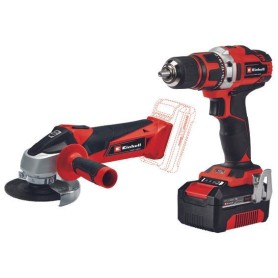 Werkzeug-Set TE-TK 18/2 Li Kit (rot/schwarz, Akku-Bohrschrauber und Akku-Winkelschleifer, Li-Ion-Akku 4,0Ah) (4257240)