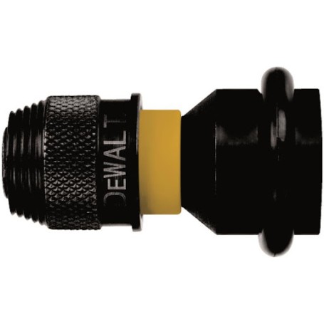 Adapter DT7508, 1/2" 4-kant auf 1/4" 6-kant (schwarz/gelb, fr Schlagschrauber) (DT7508-QZ)