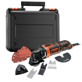 Multifunktions-Werkzeug MT300KA (orange/schwarz, Koffer, 300 Watt, 12-tlg. Zubehrset) (MT300KA-QS)