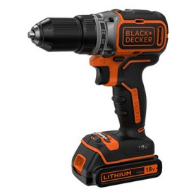 Akku-Bohrschrauber BL186K, 18Volt (schwarz/orange, Li-Ionen Akku 1,5Ah, Koffer) (BL186K-QW)
