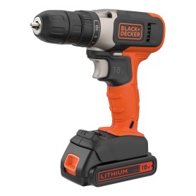 Akku-Bohrschrauber BCD001C1, 18Volt (orange/schwarz, Li-Ionen Akku 1,5Ah)