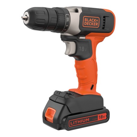 Akku-Bohrschrauber BCD001C1, 18Volt (orange/schwarz, Li-Ionen Akku 1,5Ah)