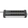 Brennenstuhl 1391000912 prolunghe e multiple 3 m 12 presa(e) AC Interno Nero, Bianco
