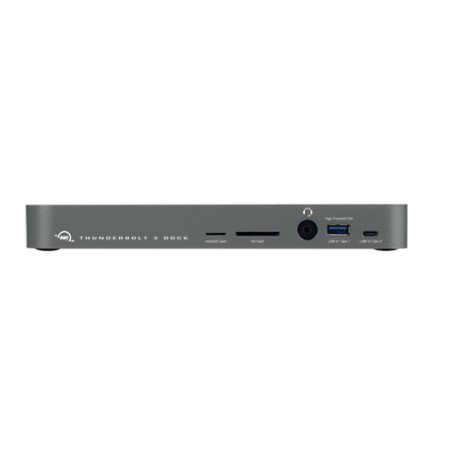 OWC OWCTB3DK14PSG replicatore di porte e docking station per laptop Cablato Thunderbolt 3 Grigio
