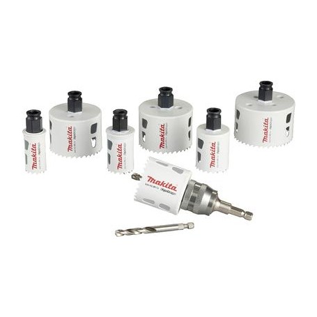EZYCHANGE-BIM-Lochsgen-Set Universal E-12295,  25 - 76mm (9-teilig, Schnitttiefe 44mm, Koffer)