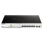 D-Link DGS-1210-10MP Gestito L2 Gigabit Ethernet (10/100/1000) Supporto Power over Ethernet (PoE) Nero, Grigio (DGS-1210-10MP/E)