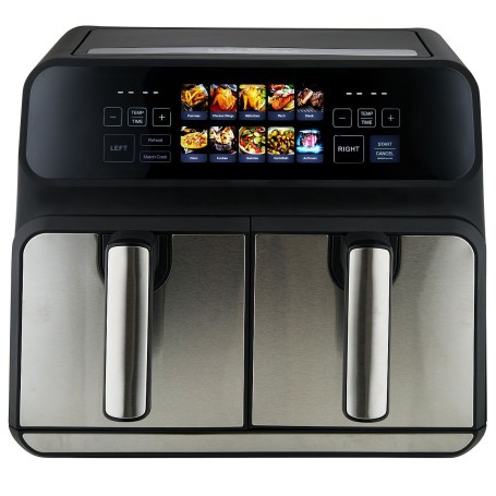 ProfiCook PC-FR 1287 H Doppia 8 L Indipendente 2200 W Friggitrice ad aria calda Nero, Acciaio inox (501287)
