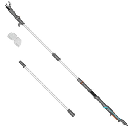 Gardena 14776-55 potatrice elettrica 2,8 cm 18 V Ioni di Litio Nero, Argento