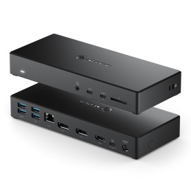 ALOGIC DUCMA3 replicatore di porte e docking station per laptop Cablato USB 3.2 Gen 1 (3.1 Gen 1) Type-C Nero