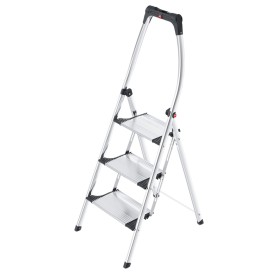 Hailo LivingStep Comfort Plus Scaletta con gradini Alluminio, Nero (4303-301)