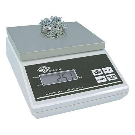 Wedo 50 7012 bilancia per uso commerciale Bilancia elettronica per uso commerciale AC 12 kg 1 g Grigio chiaro