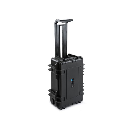 B&W Cases 6600 Interfaccia audio Custodia trolley Polipropilene (PP), Gomma Nero (6600/B)